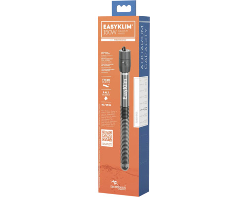 EasyKlim 150 Watt Aquarienheizer mit Thermostat in Verpackung