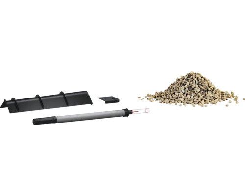 Bewässerungs-Set Lechuza für CANTO 40 high / low Kunststoff schwarz inkl. LED Bodenprobenentnahmeset mit Erdbohrer, Schaufel, Sonde und Substrathaufen