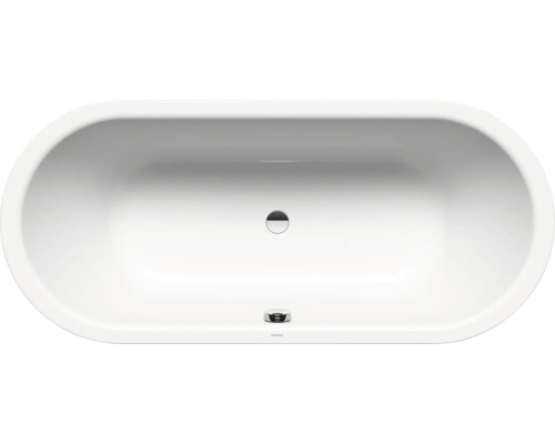 Ovale Badewanne Kaldewei Classic Duo Oval Invisible Grip 112 70x160 cm alpinweiß glänzend vollflächige Antirutschbeschichtung 291300011001