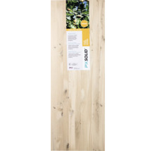 Verleimte Holzplatte aus Eiche, circa 200 x 60 Zentimeter
