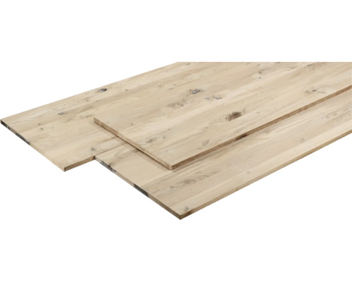 Leimholzplatte Eiche Vintage 1200x300x20 mm Holzplatten aus Eiche
