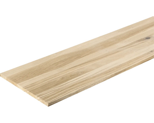 Leimholzplatte Eiche Vintage mit durchgehenden Lamellen 1200x400x20 mm Holzplatte aus Buche