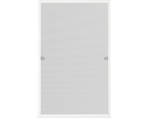 Insektenschutz Rahmenfenster Aluminium Fieberglas ohne Bohren weiß 100x120 cm Fliegengitter mit Rahmen