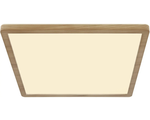 Deckenleuchte mit Holzrahmen