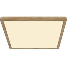 Deckenleuchte mit Holzrahmen