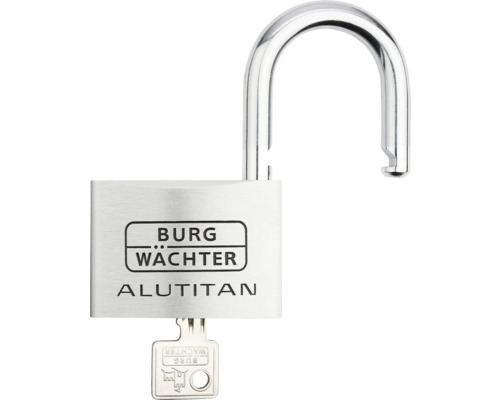 Burg Wächter Alutitan Vorhängeschloss mit Schlüssel