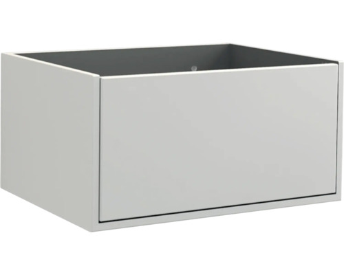 Waschbeckenunterschrank Jungborn Nove 60x30x46 cm ohne Waschbecken grau matt Schublade für Badezimmermöbel
