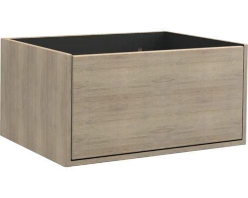 Waschbeckenunterschrank Jungborn Nove 60x30x46 cm ohne Waschbecken tabak eiche matt Waschbeckenunterschrank aus Holz