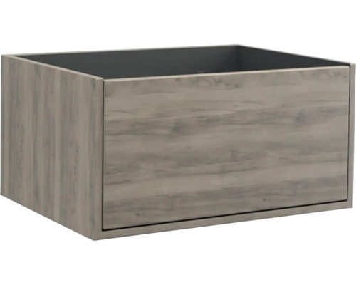Waschbeckenunterschrank Jungborn Nove 60x30x46 cm ohne Waschbecken nuss matt Waschtischunterschrank aus Holz