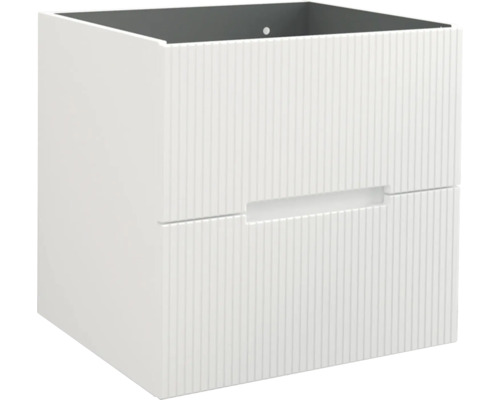 Waschbeckenunterschrank Jungborn Sedici 60x57x50 cm ohne Waschbecken weiß matt