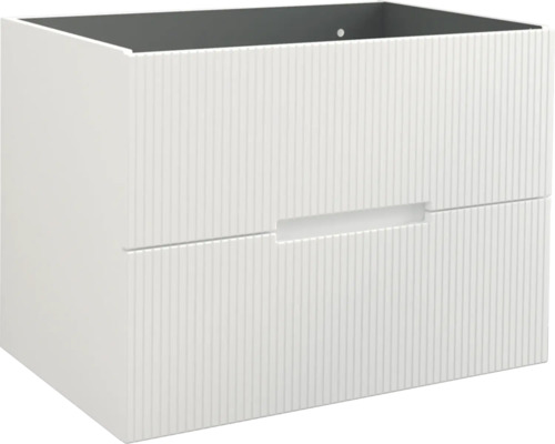Waschbeckenunterschrank Jungborn Sedici 80x57x50 cm ohne Waschbecken weiß matt