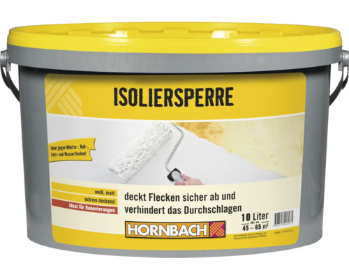 HORNBACH Isolierfarbe Isoliersperre Nikotinsperre weiß 10 l-0