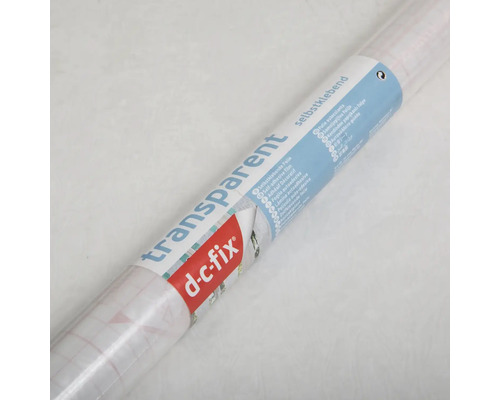 Rolle transparente selbstklebende Folie von d-c-fix