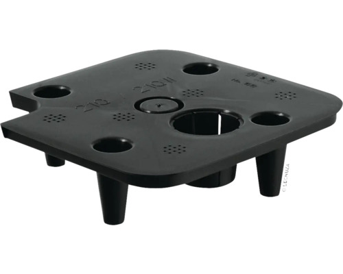 Trennboden Lechuza für Quadro 28 Kunststoff schwarz Schwarzer Pflanzkasten-Einsatz mit Löchern für Belüftung und Bewässerung