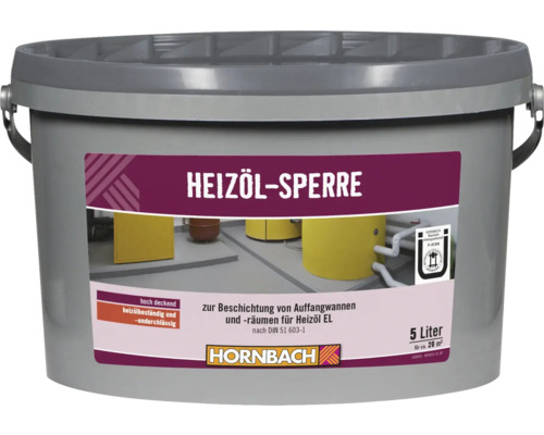 HORNBACH Heizölsperre rotbraun 5 l