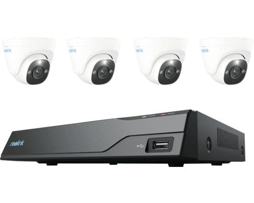 Überwachungskamera Reolink NVR-System mit 4x 8MP Kamera PoE, Smart Home-fähig