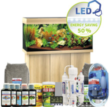 Aquarium Set mit Zubehör wie Filter, Heizung und Futter