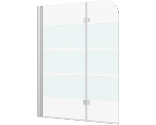 Duschtrennwand aus Glas mit Halterungen