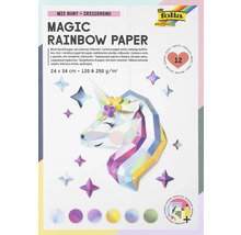 Magic Rainbow Papierblock mit Einhorn Motiv, 24 x 34 cm