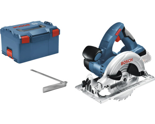 Bosch Akku-Handkreissäge mit Führungsschiene und Transportkoffer