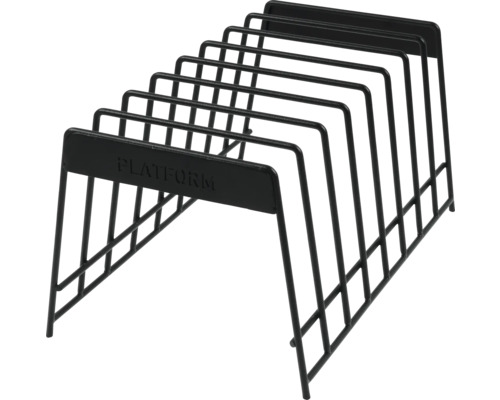 Plattform Plattenregal aus Metall zur Lagerung von Schallplatten