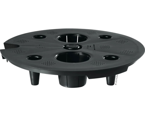 Lechuza Pflanztisch mit mehreren Pflanzlöchern und Standfüßen