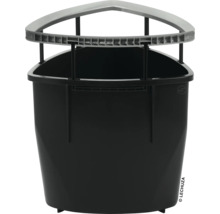 Schwarzer Pflanzeinsatz für Übertöpfe