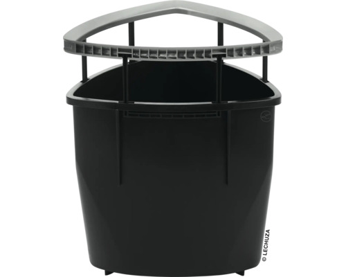 Pflanzeinsatz Lechuza für Delta 40 schwarz Schwarzer Pflanzeinsatz für Übertöpfe