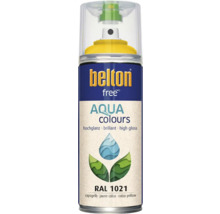 Belton Free PU Sprühlack Ral 1021 rapsgelb glänzend 400 ml