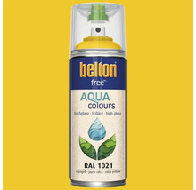Belton Free PU Sprühlack Ral 1021 rapsgelb glänzend 400 ml