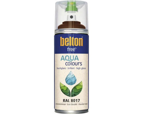 Belton Free PU Sprühlack Ral 8017 schokobraun glänzend 400 ml