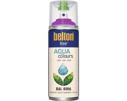 Belton Free Aqua Colours Lackspraydose, RAL 4006 Verkehrspurpur