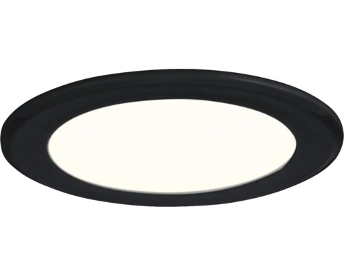 Runde LED Deckenleuchte mit schwarzem Rand