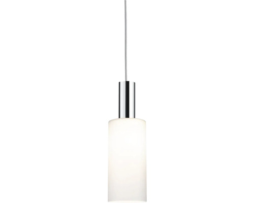 Hängelampe mit zylindrischem Schirm und Aufhängungskabel