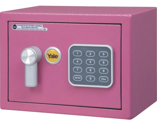 Mini Schlüsseltresor Yale XS 170 x 230 x 170 mm, pink