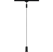 Schwarze Pendelleuchte für Stromschienen