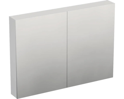 Spiegelschrank Jungborn Trenta 2-türig 100x14,4x72 cm weiß matt TRE ZS 100 379 SCH Badezimmerspiegelschrank mit zwei Türen