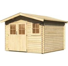 Gartenhaus aus Holz mit Fenster und Doppeltür