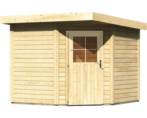 Gartenhaus aus Holz mit Tür und Fenster