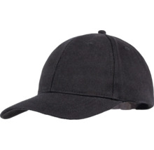 Schwarze Baseballkappe