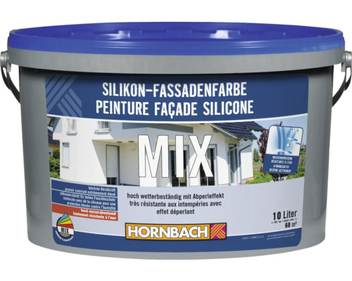 HORNBACH Silikon Fassadenfarbe im Wunschfarbton mischen lassen 10 l Basis C-0