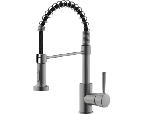 Küchenarmatur mit Spiralfeder