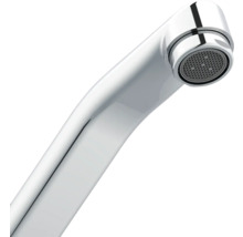 Detailaufnahme eines Wasserhahns aus Metall