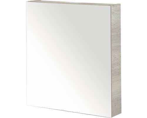 Spiegelschrank Sanox 1-türig 60x13x65 cm Eiche natur mit doppelseitige Spiegeltüre Spiegelschrank für das Badezimmer