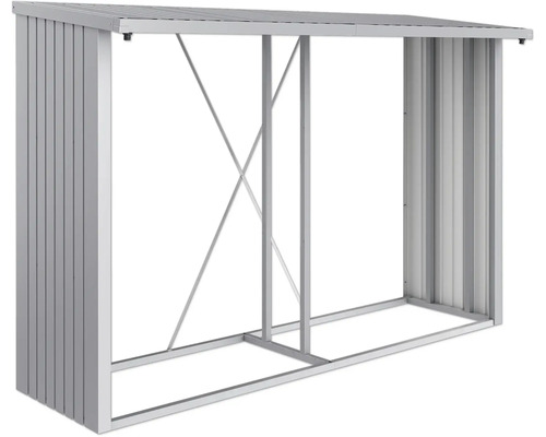 Kaminholzunterstand Biohort 300,7 x 102 x 199 cm silber