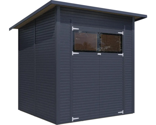 Gartenhaus mit Fenster und Flachdach