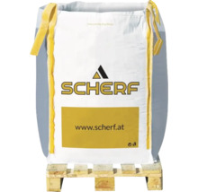 Weißer Big Bag auf einer Palette