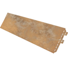 Ein einzelnes, rechteckiges Ortgangblech