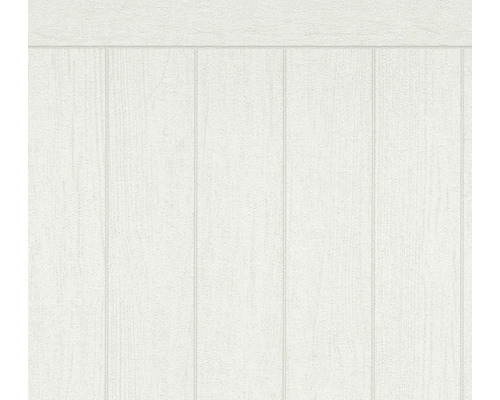 Bordüre Sockel 39803-2 Holzbretter beige 5 m x 106 cm Tapete im Holzpaneel-Design