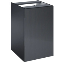 Waschbeckenunterschrank Jungborn Nonus 400x63,5x45,3 cm ohne Waschbecken schwarz matt